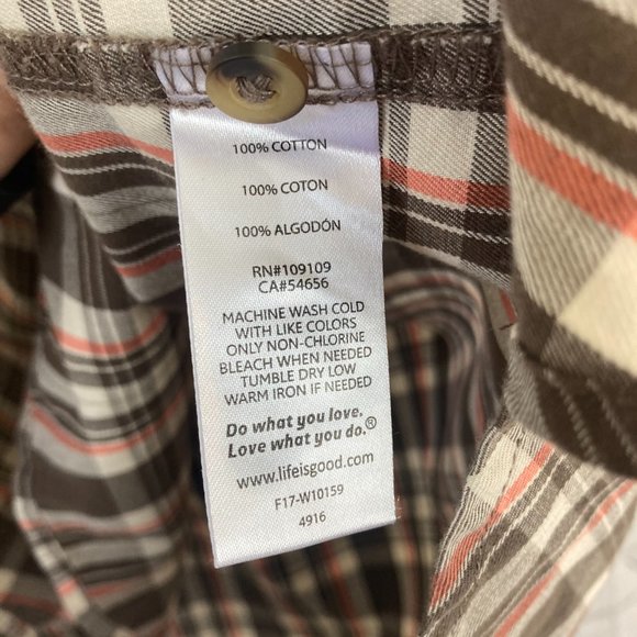 Life is Good Button down top - Picture 3 of 5